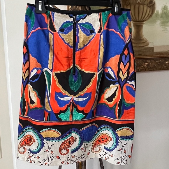 NWT Kobi Halperin Jackie Multicolor Cotton Printed Skirt Size S - Picture 6 of 6